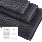 Cotton Diamond Waffle Weave Bath Towel Set - Grayson Collection