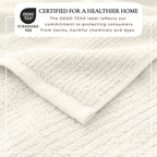 Turkish Cotton Ribbed 6-Piece Bath Towel Set - Georgiana Collection