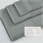 Cotton Terry Bath Towel Set - Cooper Collection