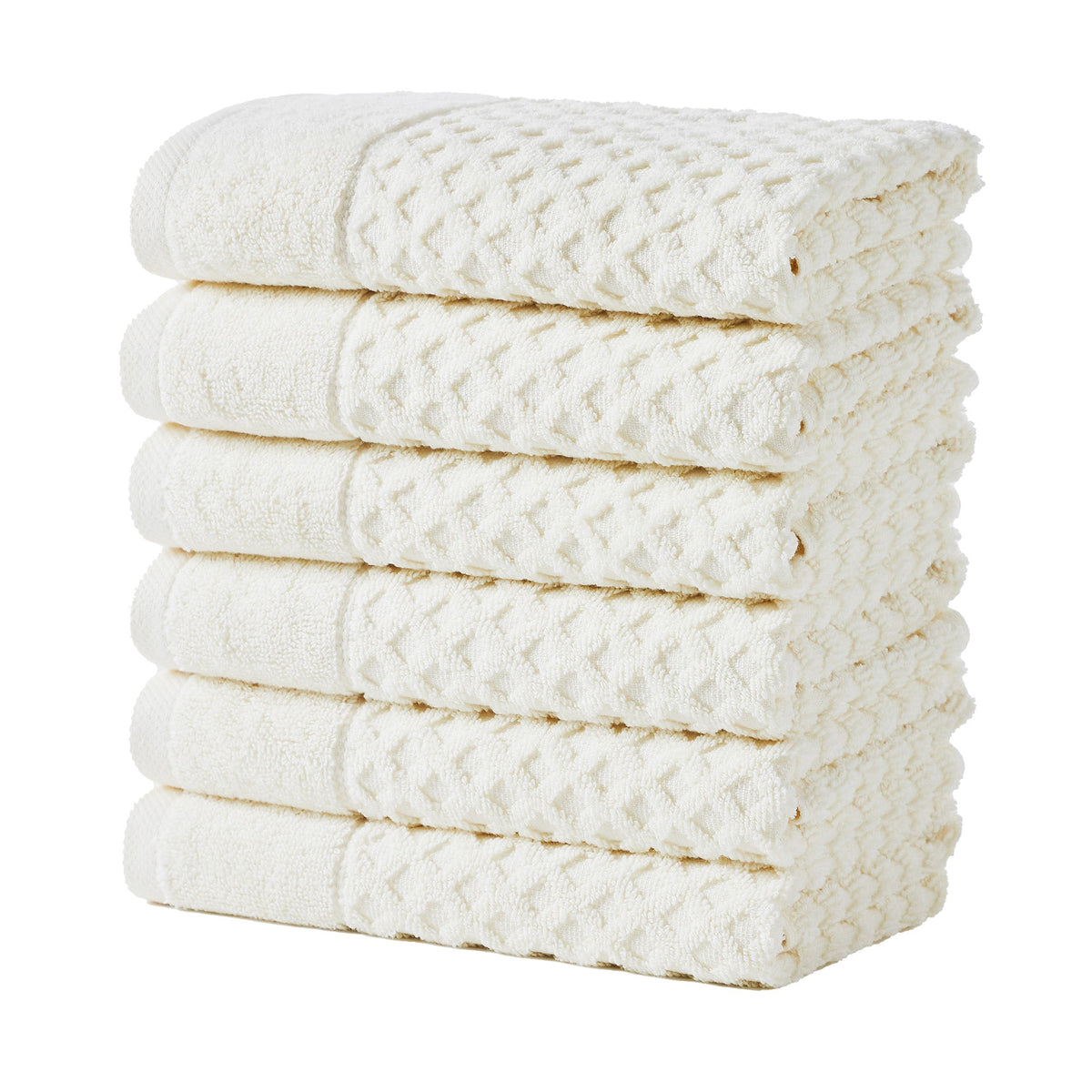 Cotton Diamond Waffle Weave Bath Towel Set - Grayson Collection