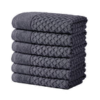 Cotton Diamond Waffle Weave Bath Towel Set - Grayson Collection