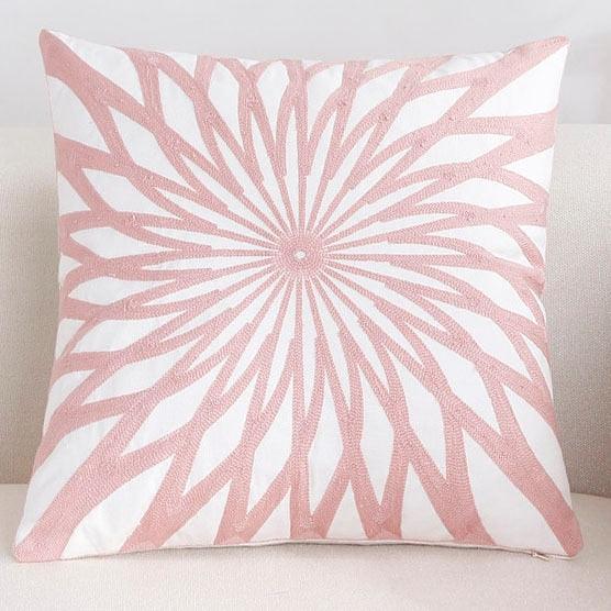 Solid Geometric Cushion Cover Pink Gray Blue Modern Decorative Throw Pillow Case Cushion Case for Room Bedroom Room Decorative Sofa Cushions Throw Pillows Cotton Pillow Covers Pillowcases 45x45