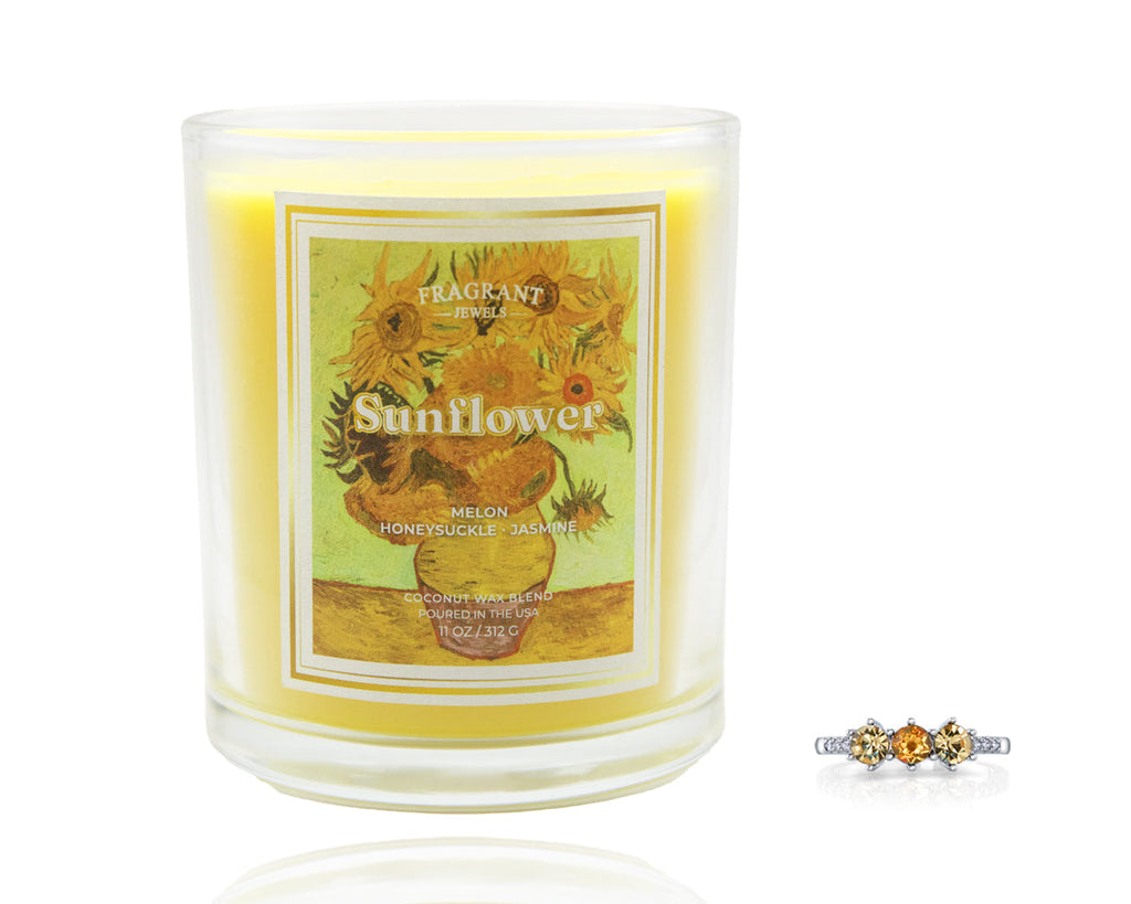 Sunflower - Jewel Candle