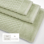 Cotton Diamond Waffle Weave Bath Towel Set - Grayson Collection