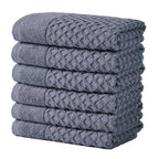 Cotton Diamond Waffle Weave Bath Towel Set - Grayson Collection