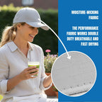 POWERCAP ICE Baseball Hat – Instant Cooling with Reusable Ice Packs UPF 50 Protection
