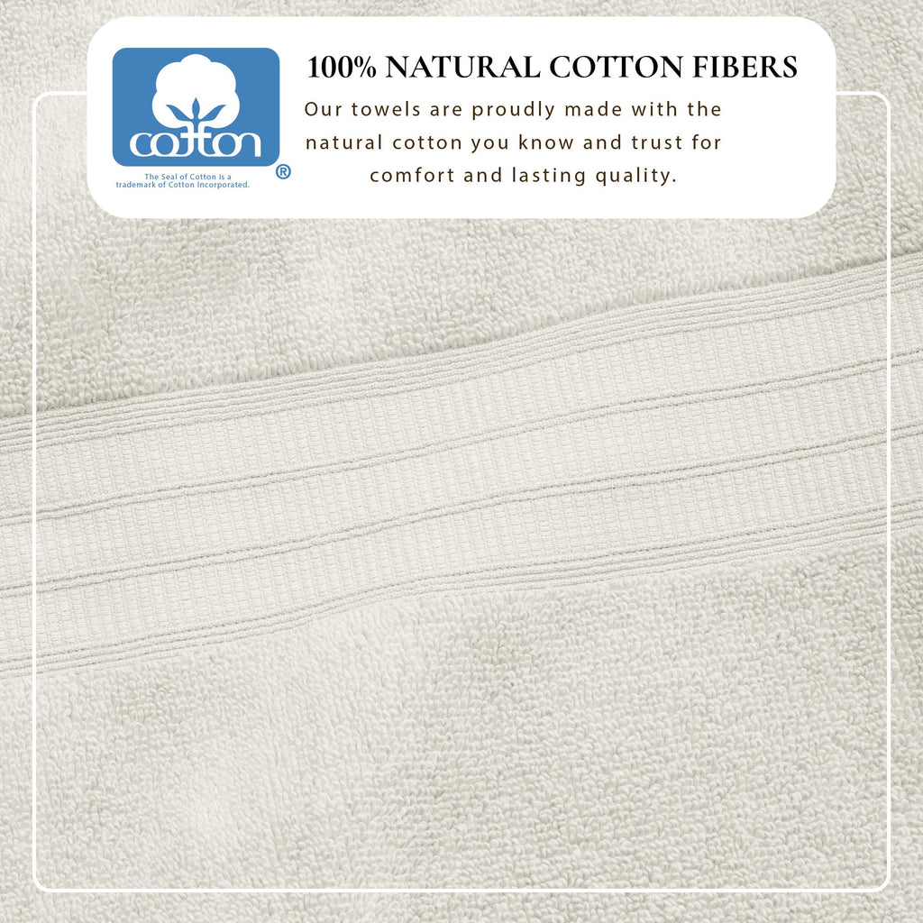 100% Cotton Premium Bath Towel Set - Chiara Collection