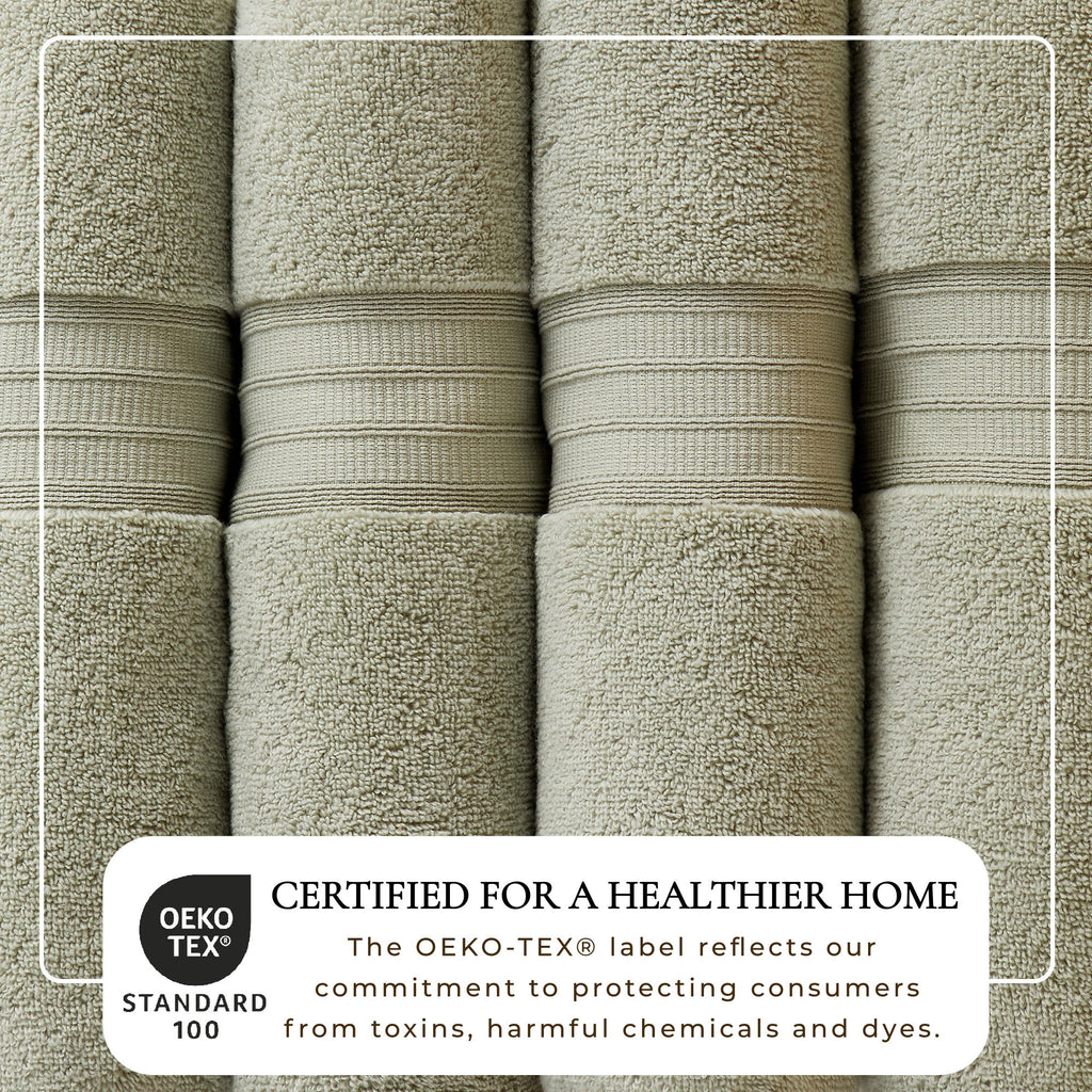 100% Cotton Premium Bath Towel Set - Chiara Collection