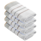 Decorative Cotton Stripe Bath Towel Set - Noelle Collection